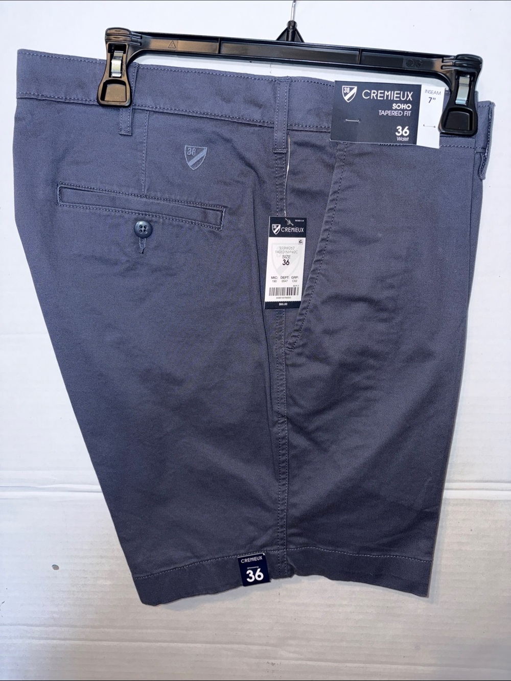 Daniel Cremieux Men's Flat Front Shorts in Navy